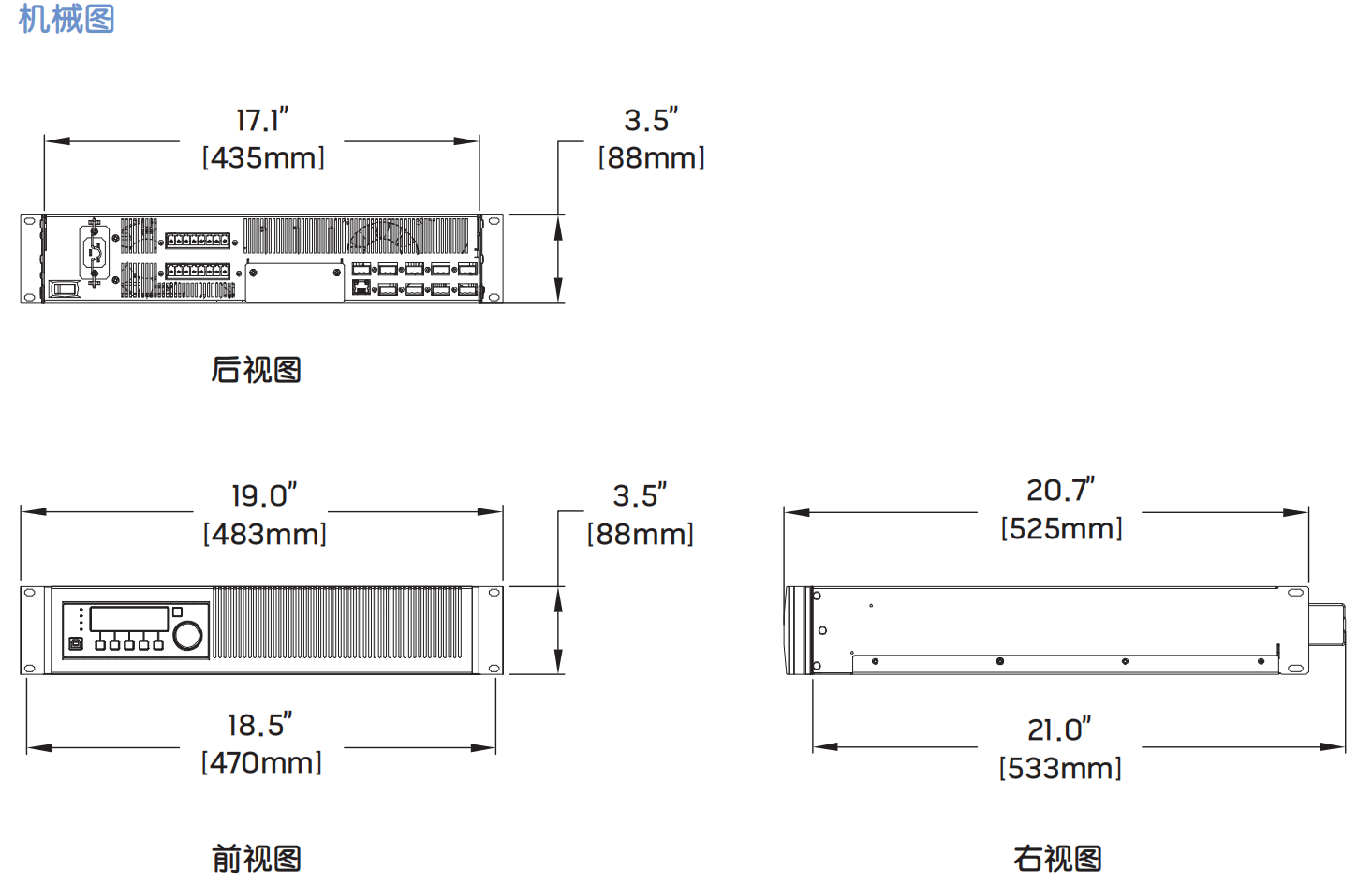 PowerMatch PM4250/4250N 可配置专业功率放大器