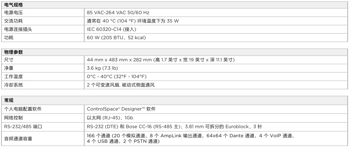 ControlSpace EX-1280C 音频信号处理器